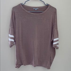 Charlotte Russe Light Tan crop top